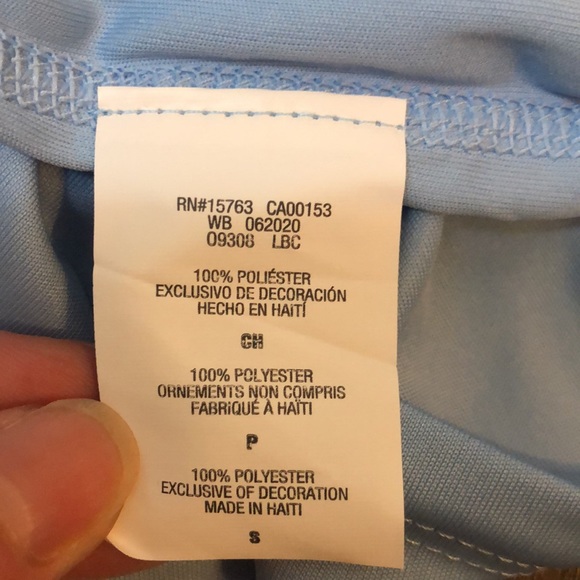 Donated!!!!!Last chance ❗️NWT Hanes Sport Long Sleeved Tee Blue - Picture 4 of 7